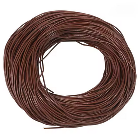 Nahkanauha Satulanahka ruskea 1,5mm / 1m