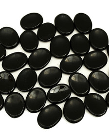 Obsidiaani Peukalokivi / Huolikivi 40mm