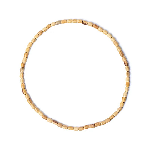 Kaulakoru 'Tube' Palo Santo / Pyhä Puu 48cm