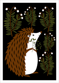 Anne Vasko: Postikortti 'Siili'