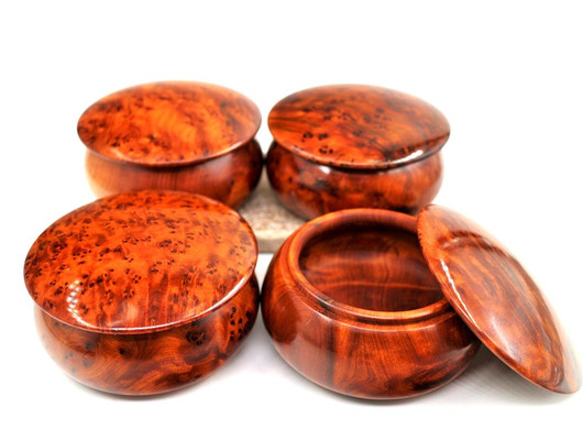 Puinen rasia 'Mushroom Box' 8*4,5cm