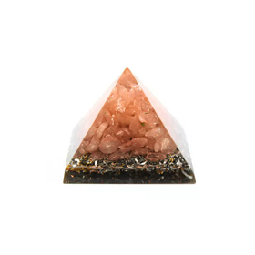 Pyramidi Ruusukvartsi-kupari 25-30mm