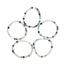 Rannekoru Fluoriitti 'Rainbow' (Helmi 4mm)