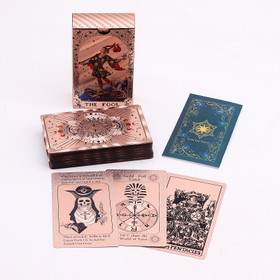 Rosegold Foil Tarot deck by Ancient Wisdom