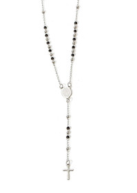 Rukousnauha 'Neitsyt Maria' Hopea & Musta