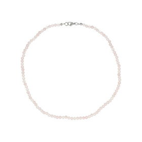 Ruusukvartsi Kaulakoru 4mm