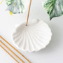 Keraaminen Suitsuketeline 'Scallop Shell'