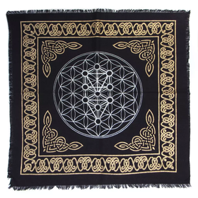 Seinävaate / Alttariliina 'Flower of Life' 60*60cm