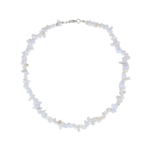 Sininen Pitsiakaatti Sirukaulakoru 45cm