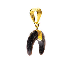 Tiikerinsilmä Riipus 'Sirppi'