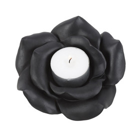 Tuikkukynttilälyhty 'Black Rose'