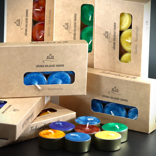 Tuikkukynttilät 'Mosquito Repellent' sininen 10 kpl