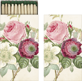 Tulitikkurasia 'Ruusut' 6*11cm