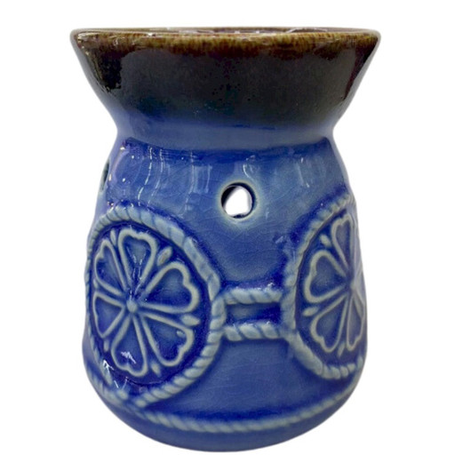 Tuoksulyhty keraaminen 'Classic Spa Burner' sininen