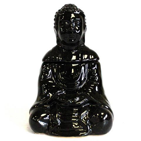 Tuoksulyhty keraaminen 'Sitting Buddha' 13,5cm