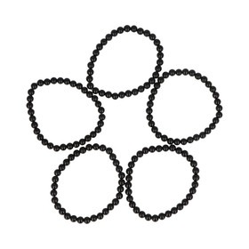 Musta Turmaliini Rannekoru 10mm