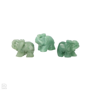 Vihreä aventuriini norsu 2x3x4 cm