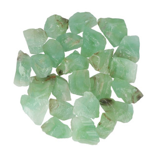 Kalsiitti vihreä 'Light Green' raakapala 25-30mm