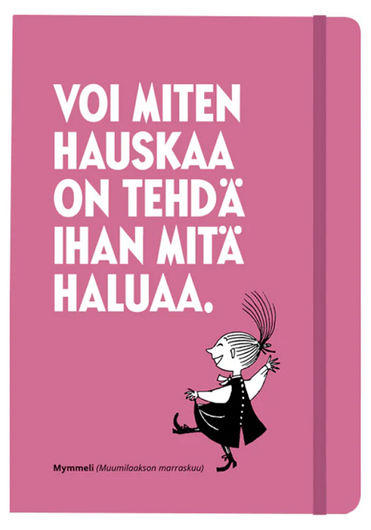 Muistikirja Muumi 'Voi miten hauskaa' 21*14,5cm