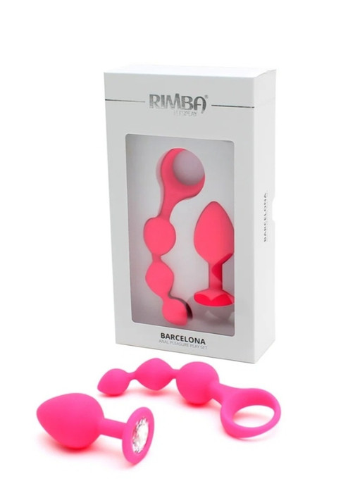 BLING PINKKI ANAALIKORU ja anaalihelmet ripaus tyyliä