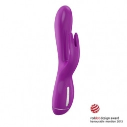 OVO - K3 RABBIT VIBRAATTORI VIOLETTI - kiihottimella varusteltu sauva