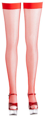 Punaiset verkkosukat stayup verkkosukat 