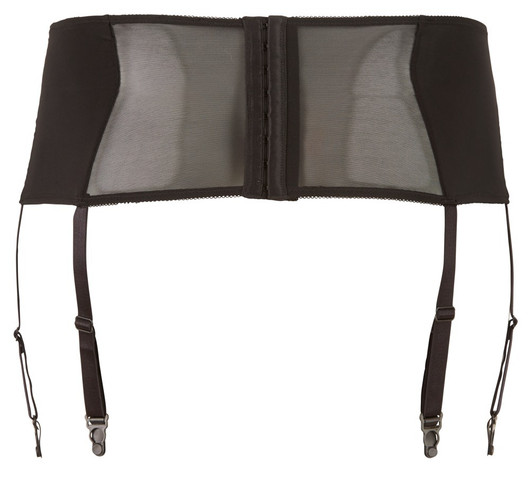 Iso kokoinen sukkanauhavyö - Leveä kangasvyö sukkien pidikkeillä 3XL