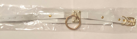 Kaulapanta - Pehmeää nahkaa kaunis kuin koru - valkoinen 