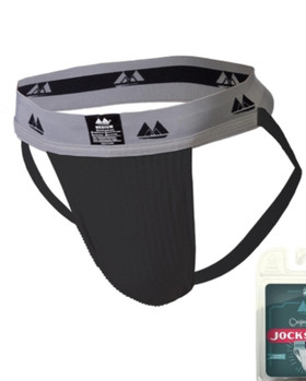 Orginal Jock Collection mustat harmaalla vyötärönauhalla