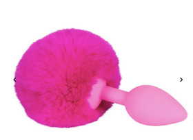 Anaalitappi Bunny tail pinkki pupunhäntä