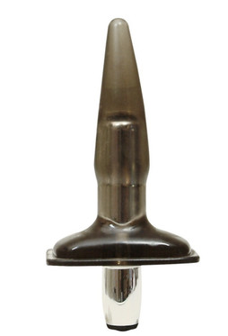 Anaalitappi reippaalla värinällä silver plug vibrations