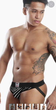 Jockstrap Alexander Jockstrap musta/valkoinen