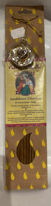 Nirvana incense sandelwood - santelipuun tuoksuinen suitsuke