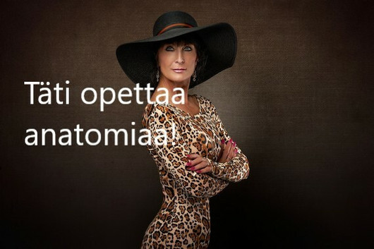 Täti opettaa anatomiaa nauhoite