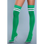 Yli polven sukat -  paksut ja pitkät polvisukat kirkkaan vihreät
