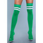 Yli polven sukat -  paksut ja pitkät polvisukat kirkkaan vihreät