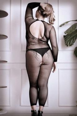 Catsuit Sukkapuku verkkoa, isolle ja muodokkaalle