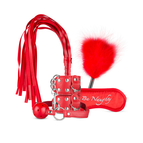 Lahjaksi sidontaan ja kiusotteluun sopiva tuotesetti punaista