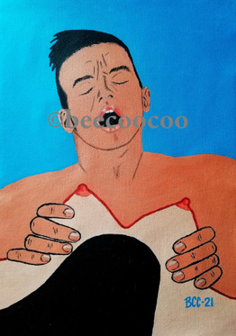 Bee Coo Coo Orgasm kiiltävä pintainen juliste