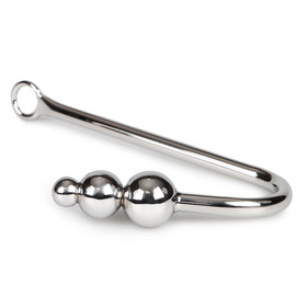 Anal hook metallinen anaalikoukku kolmella pallolla - kiinni on pysyy