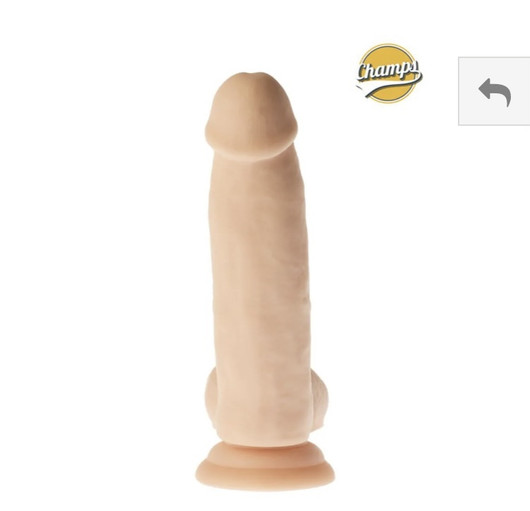 Smoothy tekopenis, dildo, pippeli 6,5” imukupilla