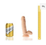 Smoothy tekopenis, dildo, pippeli 6,5” imukupilla