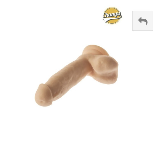 Smoothy tekopenis, dildo, pippeli 6,5” imukupilla