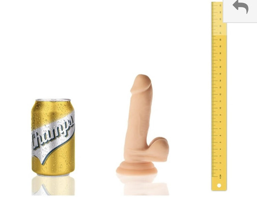 Smoothy tekopenis, dildo, pippeli 6 tuumaa, voimakkaalla imukupilla