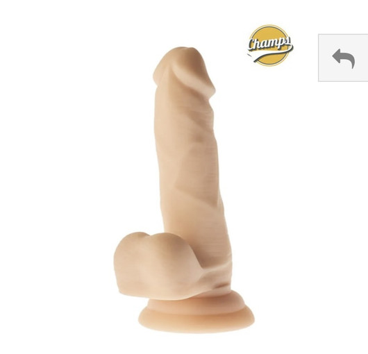 Smoothy tekopenis, dildo, pippeli 6 tuumaa, voimakkaalla imukupilla