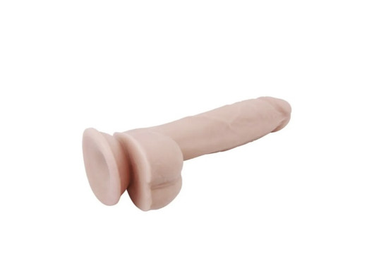 Aidon peniksen mallinen tekopenis voimakkaalla imukupilla, valmiina 