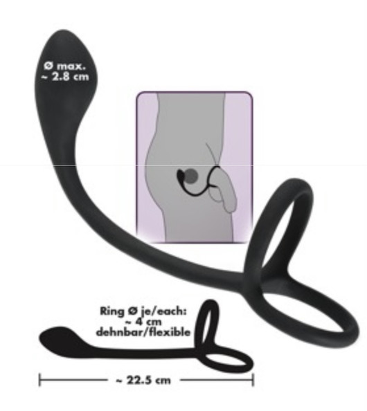 Penis-ja kivesrengas anaalitapilla