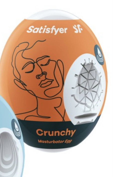 CRINCHY- SATISFYER - masturbaatio muna, tällä saat mukavasti