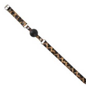  Gag-Suupallo silikoni gag ball - leo kuosi remmillä