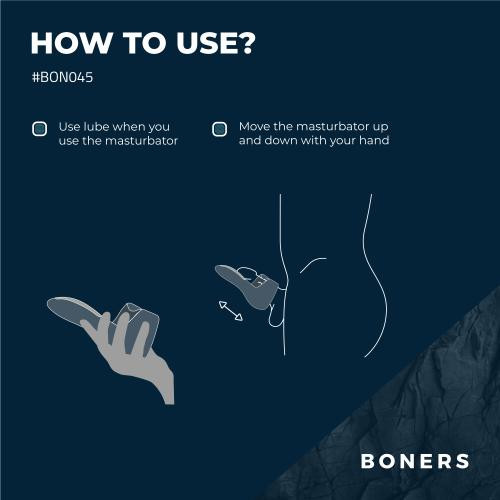 Boners masturbaattori - kuin värisevä silkkisen liukas käsi penikselle